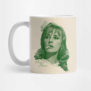 Retro Jeanne Moreau Verte Tribute Mug